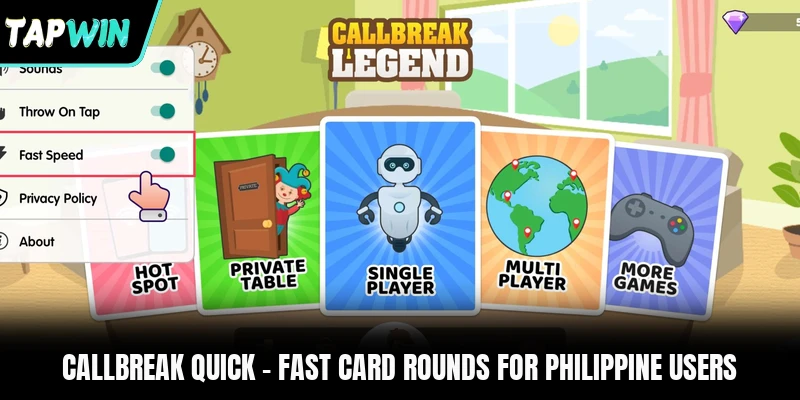 Callbreak Quick - Fast Card Rounds For Philippine Users