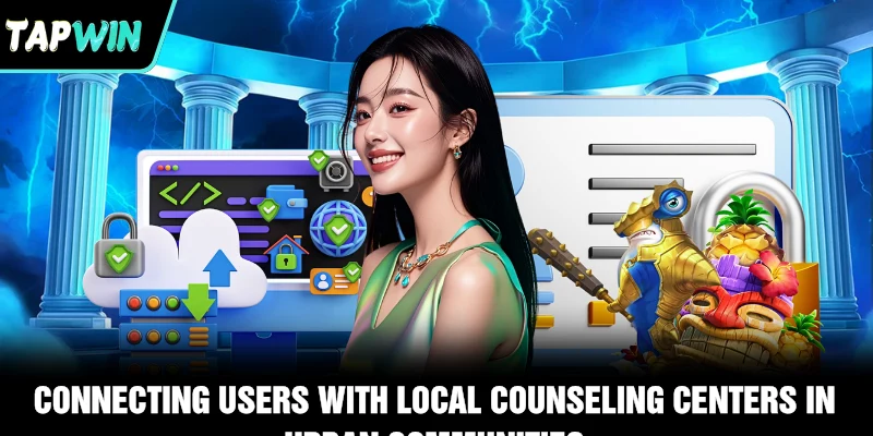 Connecting users with local counseling centers in urban communities