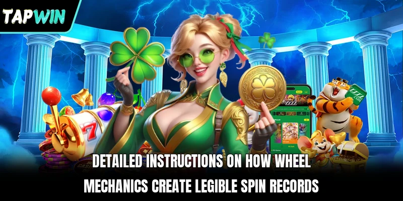 Detailed instructions on how Wheel mechanics create legible spin records