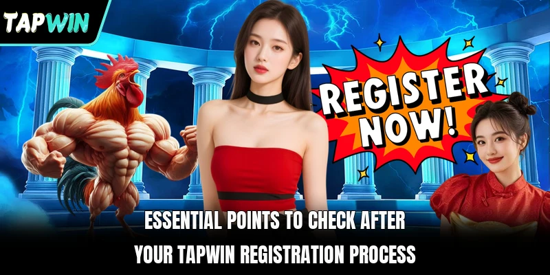 Essential points to check after your TAPWIN registration process