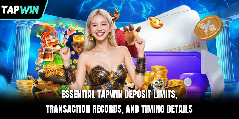 Essential TAPWIN deposit limits, transaction records, and timing details