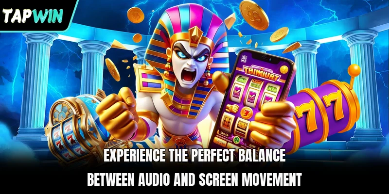 Experience the perfect balance between audio and screen movement