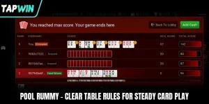 Pool Rummy - Clear Table Rules For Steady Card Play