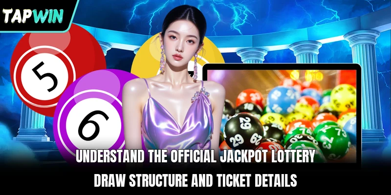 Understand the official Jackpot Lottery draw structure and ticket details 